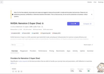 號稱 OpenClaw 部署最佳模型之一的 Nemotron 3 Super 現在可透過 API 免費用！也能直接線上體驗