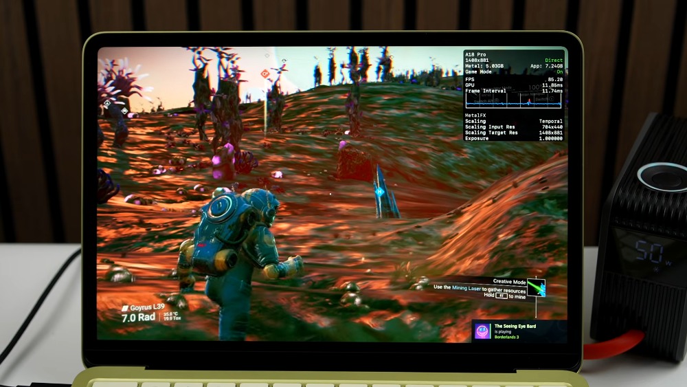 國外 YouTuber 為 MacBook Neo 加一塊銅片來提升散熱,遊戲 FPS 就幾乎翻倍 - 電腦王阿達 國外 YouTuber 為 MacBook Neo 加一塊銅片來提升散熱,遊戲 FPS 就幾乎翻倍 - 電腦王阿達