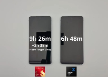 三星 Galaxy S26 雙版本續航實測：驍龍 8 Elite Gen 5 大幅領先 Exynos 2600 達 2 小時 38 分鐘