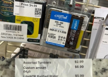 也太香！網友在清倉店挖到 Crucial 64GB DDR5 記憶體，用不到台幣 230 元就入手