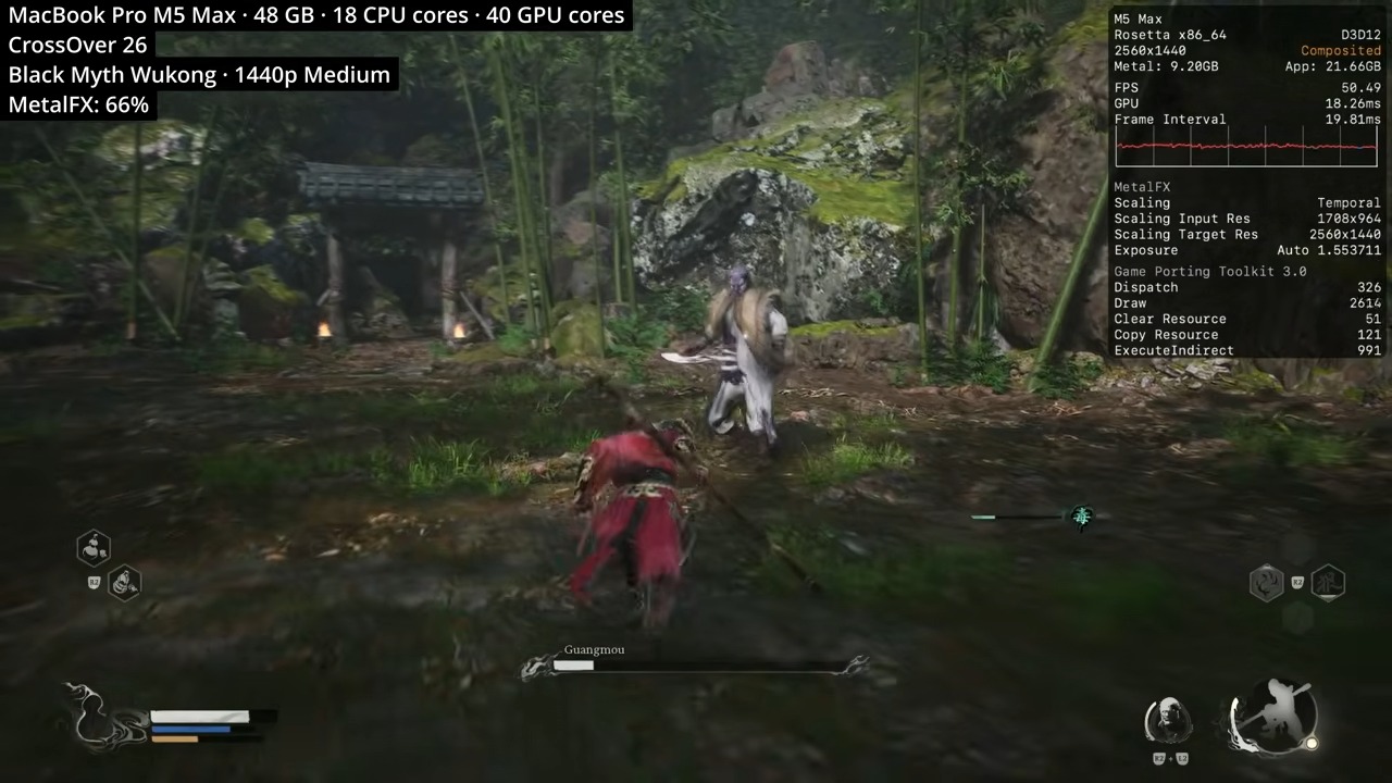 效果驚人!實測蘋果 M5 Max 透過 CrossOver 執行 Windows 3A 遊戲結果曝光 - 電腦王阿達 效果驚人!實測蘋果 M5 Max 透過 CrossOver 執行 Windows 3A 遊戲結果曝光 - 電腦王阿達