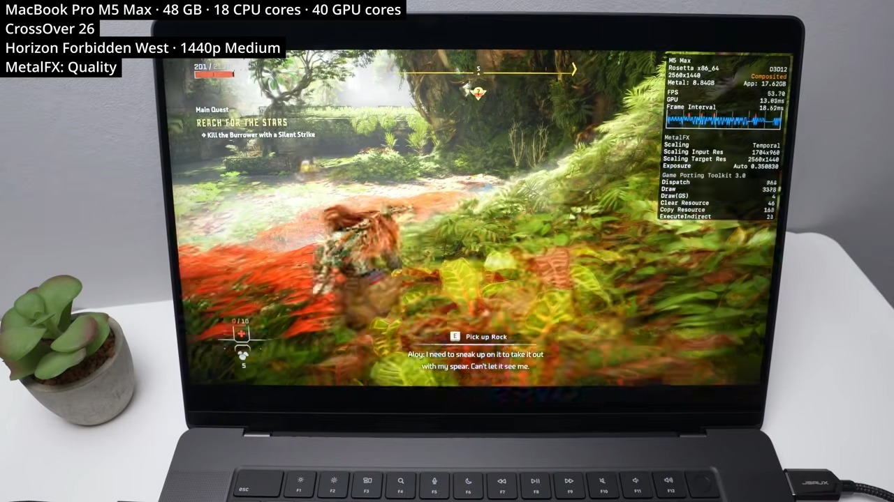 效果驚人!實測蘋果 M5 Max 透過 CrossOver 執行 Windows 3A 遊戲結果曝光 - 電腦王阿達 效果驚人!實測蘋果 M5 Max 透過 CrossOver 執行 Windows 3A 遊戲結果曝光 - 電腦王阿達