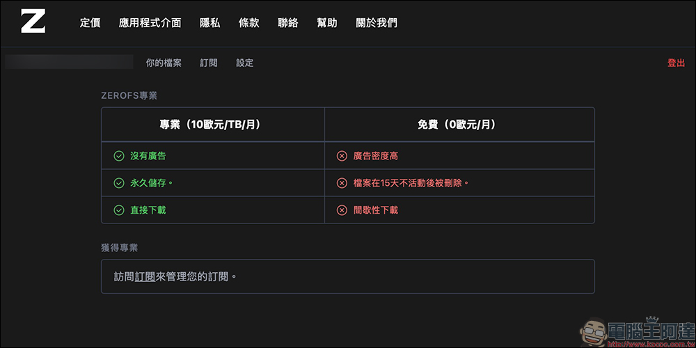 免費空間推薦!ZeroFS 支援單檔 10 GB、不限容量還免註冊 - 電腦王阿達 免費空間推薦!ZeroFS 支援單檔 10 GB、不限容量還免註冊 - 電腦王阿達