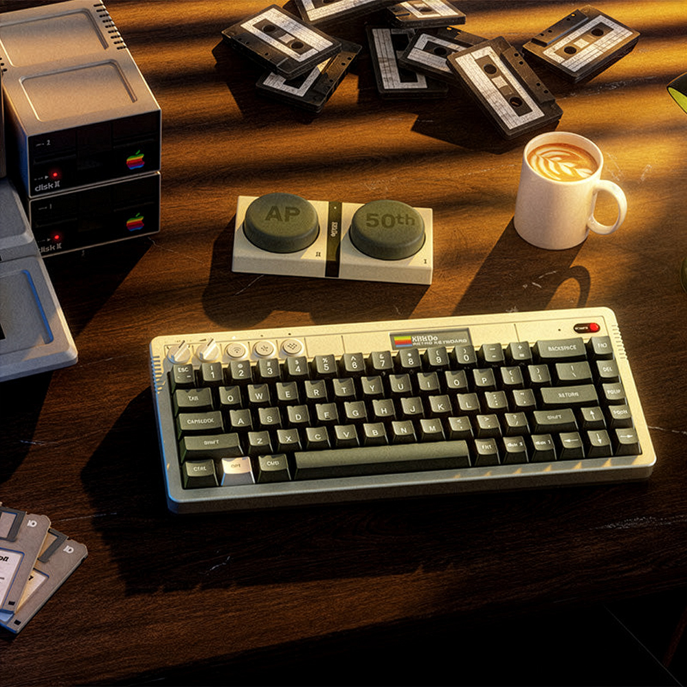 Apple 50 週年致敬之作!8BitDo Retro 68 AP50 限量機械鍵盤登場,復刻 Apple II 經典設計 - 電腦王阿達 Apple 50 週年致敬之作!8BitDo Retro 68 AP50 限量機械鍵盤登場,復刻 Apple II 經典設計 - 電腦王阿達