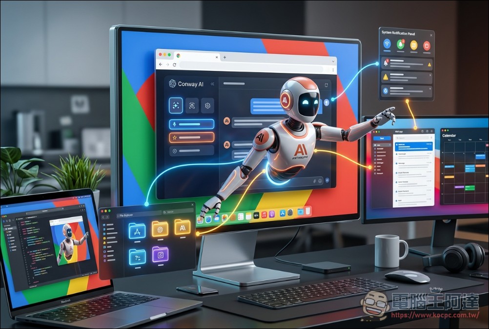 Anthropic 內部測試「Conway」常駐 AI 代理:Claude 加強版龍蝦即將現身 - 電腦王阿達 Anthropic 內部測試「Conway」常駐 AI 代理:Claude 加強版龍蝦即將現身 - 電腦王阿達