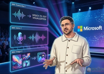 微軟一口氣發布三款MAI模型：Transcribe-1稱霸語音轉文字、Voice-1極速生成語音、Image-2躋身前三強