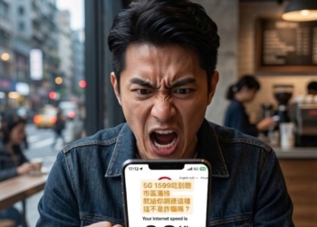 明明申請5G高資費上網吃到飽訊號還滿格，為何網速不如預期?