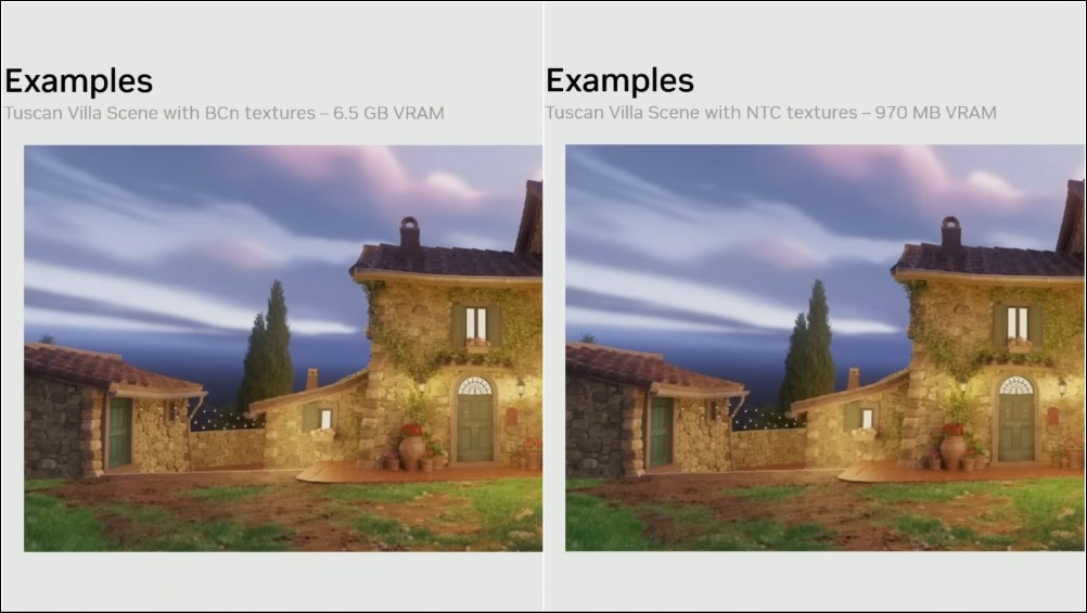 NVIDIA推出黑科技NTC神經紋理壓縮技術:VRAM佔用爆降85%, 遊戲容量也將大減 - 電腦王阿達 NVIDIA推出黑科技NTC神經紋理壓縮技術:VRAM佔用爆降85%, 遊戲容量也將大減 - 電腦王阿達