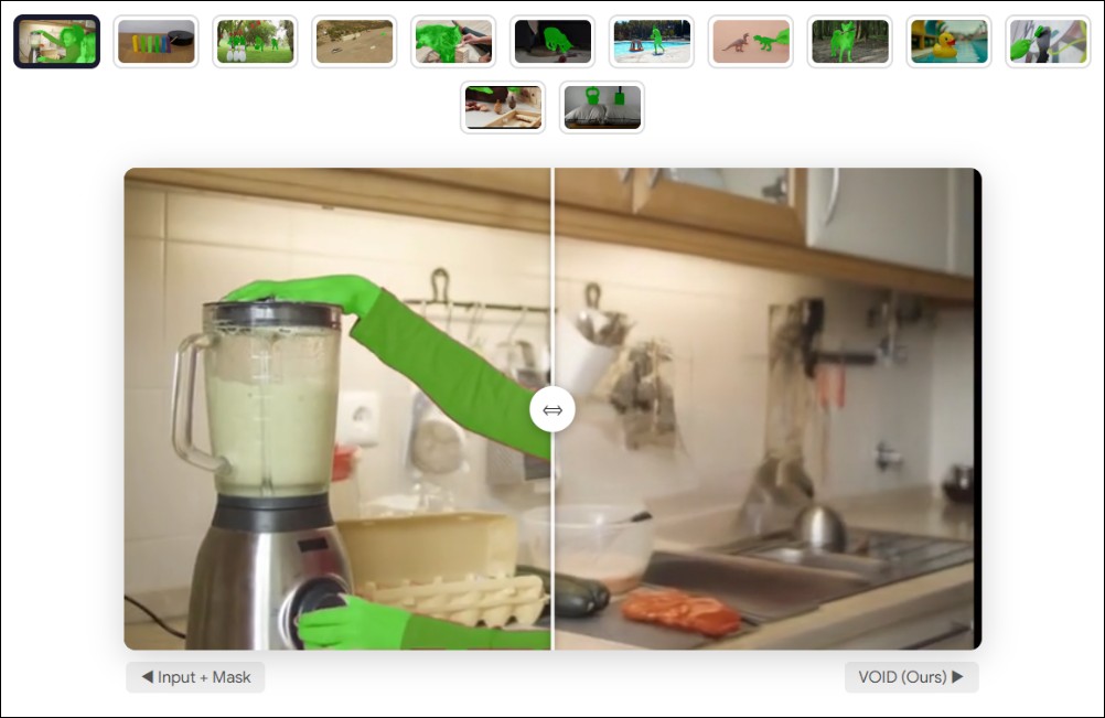 Netflix 開源 AI 模型「VOID」:不只是移除物體,還能「重現物理法則」 - 電腦王阿達 Netflix 開源 AI 模型「VOID」:不只是移除物體,還能「重現物理法則」 - 電腦王阿達