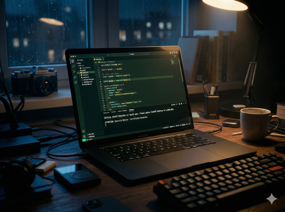 有用 ChatGPT、Codex、Atlas 的人趕快更新!OpenAI 要求所有 macOS 用戶更新到最新版本,以確保安全性 - 電腦王阿達 有用 ChatGPT、Codex、Atlas 的人趕快更新!OpenAI 要求所有 macOS 用戶更新到最新版本,以確保安全性 - 電腦王阿達