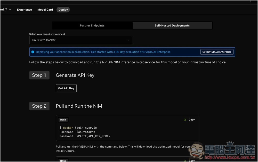 NVIDIA API 讓你完全免費呼叫 Minimax M2.7 模型,也能用在 OpenClaw 龍蝦 - 電腦王阿達 NVIDIA API 讓你完全免費呼叫 Minimax M2.7 模型,也能用在 OpenClaw 龍蝦 - 電腦王阿達