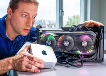 國外 YouTuber 實測 Mac mini 外接 RTX-5090 顯卡跑 AI，結果讓人震驚！