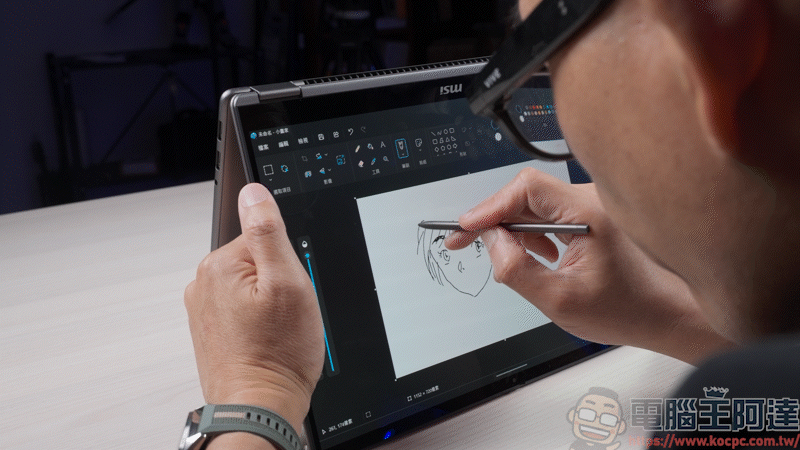 內顯直逼獨顯效能!MSI Prestige 14 Flip AI+ 實測:Panther Lake 處理器讓 3A 大作也能帶著走 - 電腦王阿達 內顯直逼獨顯效能!MSI Prestige 14 Flip AI+ 實測:Panther Lake 處理器讓 3A 大作也能帶著走 - 電腦王阿達
