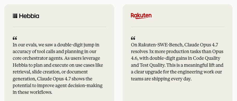 Claude Opus 4.7 正式登場:視覺提升、長任務更穩,程式碼能力大幅躍進 - 電腦王阿達 Claude Opus 4.7 正式登場:視覺提升、長任務更穩,程式碼能力大幅躍進 - 電腦王阿達