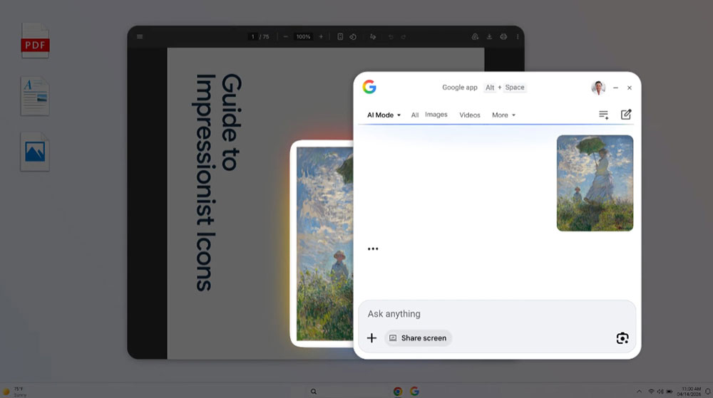 Google 新推出的 Windows 桌面應用已開放所有人使用,快速取用 Gemini、智慧鏡頭和搜尋等工具 - 電腦王阿達 Google 新推出的 Windows 桌面應用已開放所有人使用,快速取用 Gemini、智慧鏡頭和搜尋等工具 - 電腦王阿達
