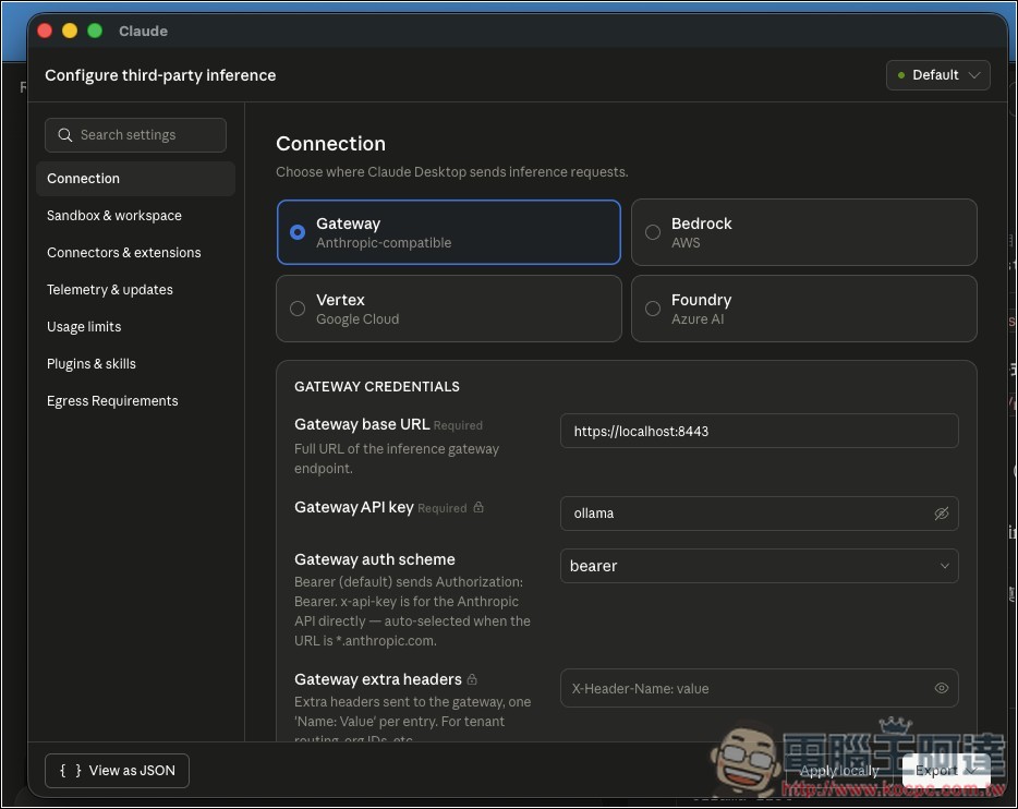 Claude Cowork 現在也能使用第三方 API、本地 LLM 模型,教你怎麼設定 - 電腦王阿達 Claude Cowork 現在也能使用第三方 API、本地 LLM 模型,教你怎麼設定 - 電腦王阿達