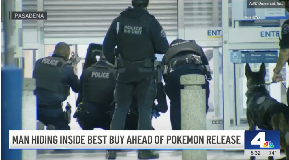 為了搶購Pokémon卡,45 歲男子打烊後藏在 Best Buy 裡過夜,遭員工發現報警逮人 - 電腦王阿達 為了搶購Pokémon卡,45 歲男子打烊後藏在 Best Buy 裡過夜,遭員工發現報警逮人 - 電腦王阿達
