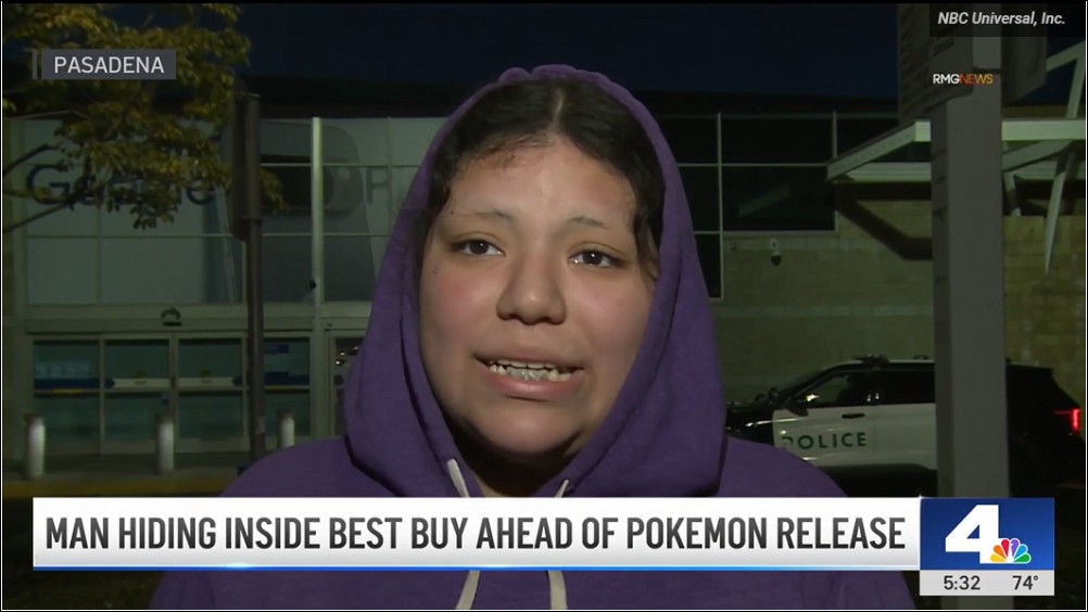 為了搶購Pokémon卡,45 歲男子打烊後藏在 Best Buy 裡過夜,遭員工發現報警逮人 - 電腦王阿達 為了搶購Pokémon卡,45 歲男子打烊後藏在 Best Buy 裡過夜,遭員工發現報警逮人 - 電腦王阿達
