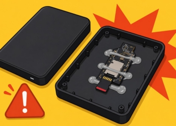 國外網友在 Temu 上用 20 美元買 4TB 外接硬碟，拆開後裡面是 microSD 讀卡機 + 記憶卡