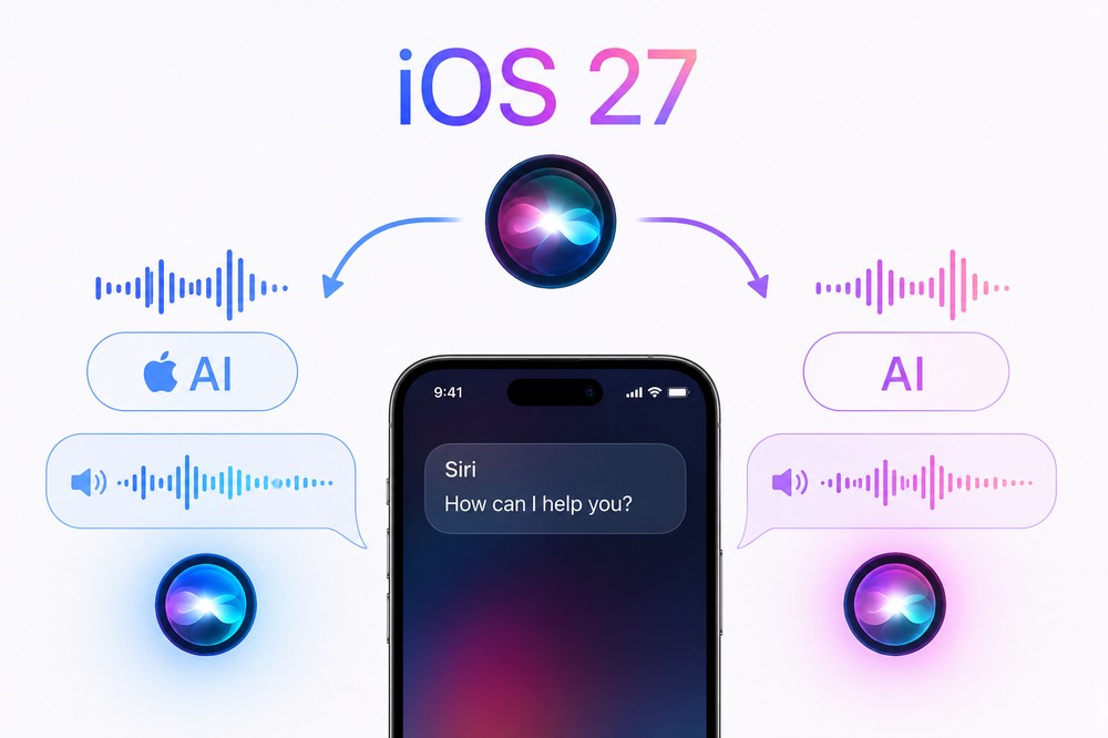 傳 iOS 27 的 Apple Intelligence 可選擇 Claude、Gemini 等第三方 AI 模型 - 電腦王阿達 傳 iOS 27 的 Apple Intelligence 可選擇 Claude、Gemini 等第三方 AI 模型 - 電腦王阿達