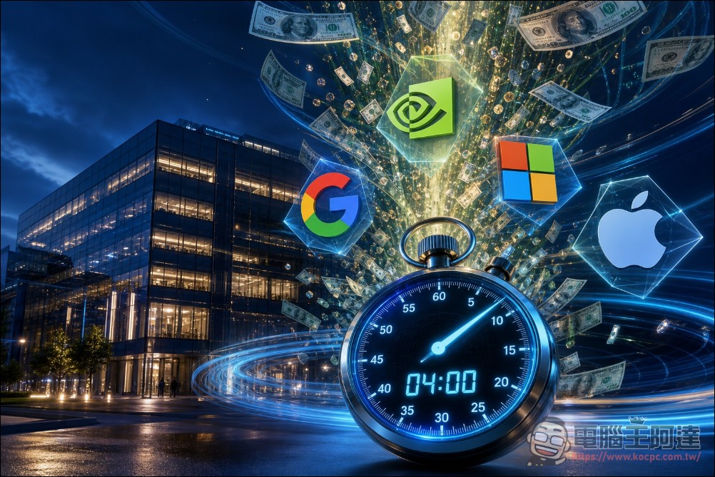 Google 賺錢速度全球第一!3分59秒進帳100萬美元,狠甩輝達、蘋果 - 電腦王阿達 Google 賺錢速度全球第一!3分59秒進帳100萬美元,狠甩輝達、蘋果 - 電腦王阿達
