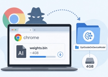 Chrome 被爆偷偷自動下載一個 4GB 的 AI 模型在電腦上，就藏在這邊
