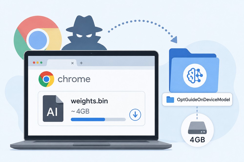 Chrome 被爆偷偷自動下載一個 4GB 的 AI 模型在電腦上,就藏在這邊 - 電腦王阿達 Chrome 被爆偷偷自動下載一個 4GB 的 AI 模型在電腦上,就藏在這邊 - 電腦王阿達