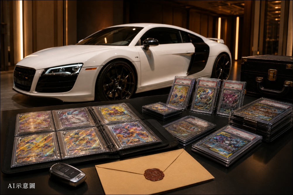 是真愛!寶可夢收藏家用 Audi R8 超跑換來 450 萬台幣 Pokémon 卡牌收藏 - 電腦王阿達 是真愛!寶可夢收藏家用 Audi R8 超跑換來 450 萬台幣 Pokémon 卡牌收藏 - 電腦王阿達