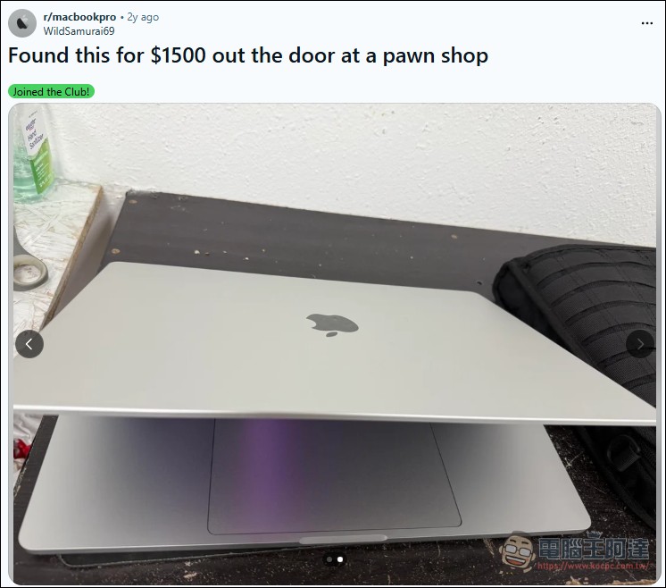 幸運買家僅用台幣約 4.8 萬,從當鋪撿到 M4 Max MacBook Pro 頂規特仕版 - 電腦王阿達 幸運買家僅用台幣約 4.8 萬,從當鋪撿到 M4 Max MacBook Pro 頂規特仕版 - 電腦王阿達