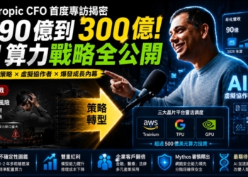 Anthropic CFO 首度專訪揭密：營收從 90 億到 300 億、三晶片算力策略與「虛擬協作者」願景