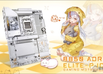技嘉推「雕妹」B850 AORUS ELITE-P ICE Ari 特仕版！二次元主題、X3D Turbo 一鍵效能提升 18%