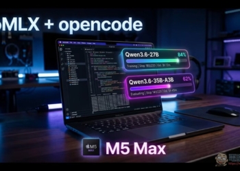 Mac 本機 AI 編碼 agent 搭建指南：oMLX + OpenCode + Qwen 3.6 完整設定教學