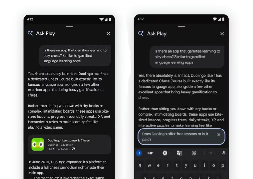 Google Play 商店加入「Ask Play」機器人,Gemini 開始向你推薦應用程式 - 電腦王阿達 Google Play 商店加入「Ask Play」機器人,Gemini 開始向你推薦應用程式 - 電腦王阿達