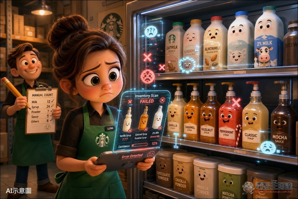 AI 不是萬靈丹!Starbucks 棄用 AI 庫存盤點工具,因錯誤頻發宣告失敗 - 電腦王阿達 AI 不是萬靈丹!Starbucks 棄用 AI 庫存盤點工具,因錯誤頻發宣告失敗 - 電腦王阿達
