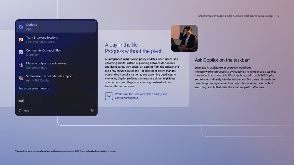 微軟:Windows 11 將成為真正的 AI 作業系統,最新文件揭示多個新功能與工作情境 - 電腦王阿達 微軟:Windows 11 將成為真正的 AI 作業系統,最新文件揭示多個新功能與工作情境 - 電腦王阿達