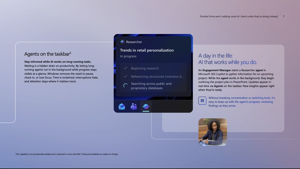 微軟:Windows 11 將成為真正的 AI 作業系統,最新文件揭示多個新功能與工作情境 - 電腦王阿達 微軟:Windows 11 將成為真正的 AI 作業系統,最新文件揭示多個新功能與工作情境 - 電腦王阿達