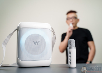 走到哪唱到哪！Warpple AS1 小公主 K 歌音響：1.1kg 輕量側背設計，輕鬆打造居家與戶外專屬K歌包廂
