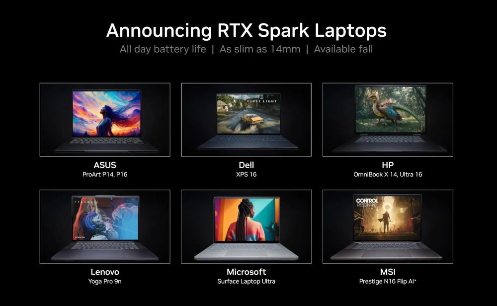 NVIDIA RTX Spark 正式亮相:史上最高效 PC 晶片!筆電、迷你電腦都將推出 - 電腦王阿達 NVIDIA RTX Spark 正式亮相:史上最高效 PC 晶片!筆電、迷你電腦都將推出 - 電腦王阿達