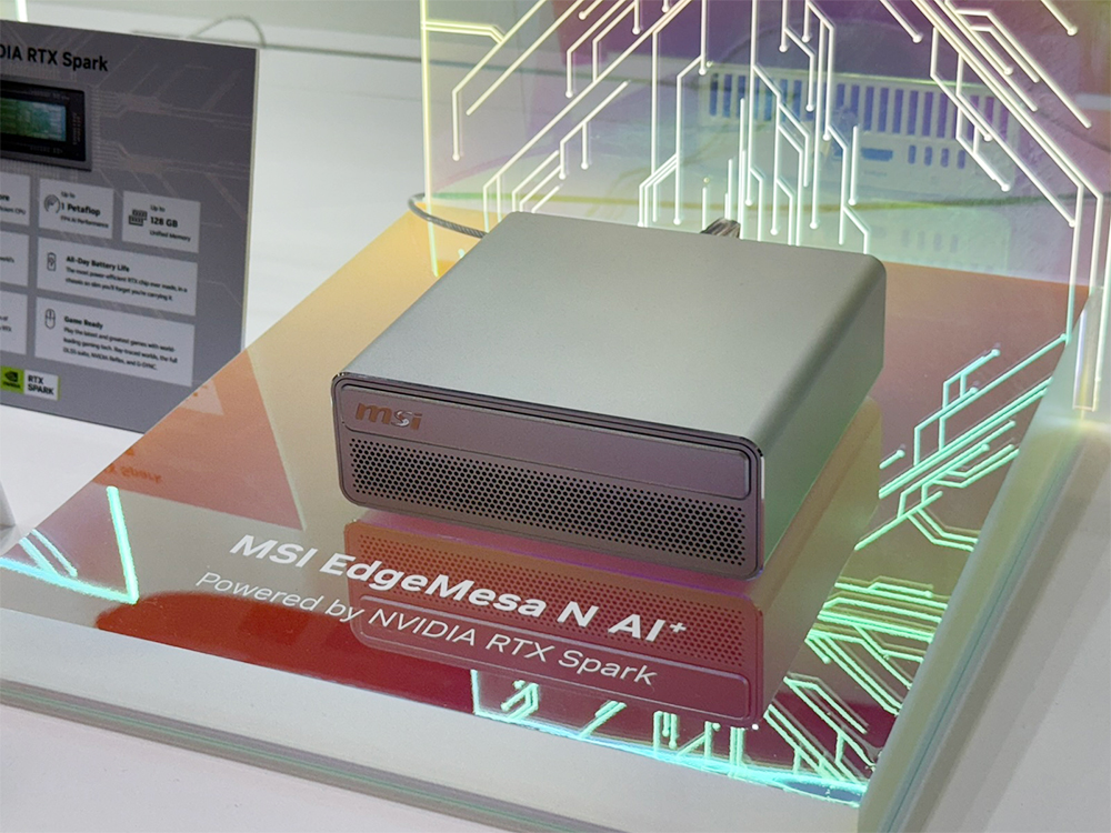 微星推出 EdgeMesa N AI+ 迷你電腦,搭載 NVIDIA RTX Spark 晶片運行本地端AI - 電腦王阿達 微星推出 EdgeMesa N AI+ 迷你電腦,搭載 NVIDIA RTX Spark 晶片運行本地端AI - 電腦王阿達
