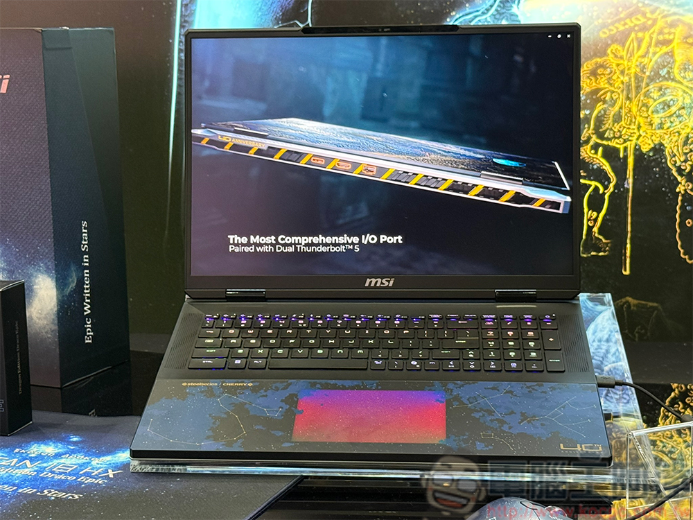 MSI 40 週年旗艦 Titan 18 HX 天龍座典藏版亮相 Computex,巴斯光年筆電、Arc G3 掌機同步登場 - 電腦王阿達 MSI 40 週年旗艦 Titan 18 HX 天龍座典藏版亮相 Computex,巴斯光年筆電、Arc G3 掌機同步登場 - 電腦王阿達