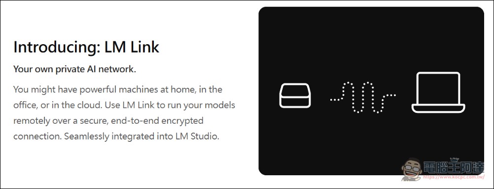 LM Studio 推出 iPhone 遠端存取功能 LM Link:手機直連家中電腦,免費調用本地端 AI 模型 - 電腦王阿達 LM Studio 推出 iPhone 遠端存取功能 LM Link:手機直連家中電腦,免費調用本地端 AI 模型 - 電腦王阿達