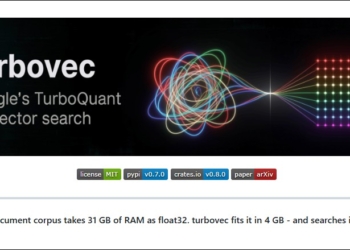 TurboVec：基於 Google TurboQuant，可將向量搜尋記憶體用量由31GB 壓縮至4GB