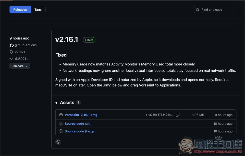 Vorssaint 超萬用 Mac 免費開源工具!防休眠、系統監控、App 音量調整、Finder 剪下貼上等一次搞定 - 電腦王阿達 Vorssaint 超萬用 Mac 免費開源工具!防休眠、系統監控、App 音量調整、Finder 剪下貼上等一次搞定 - 電腦王阿達