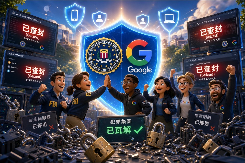 FBI 與 Google 聯手瓦解中國 AI 釣魚犯罪集團:利用 Gemini 生成詐騙網頁,387 萬張信用卡遭竊、損失達 19 億美元 - 電腦王阿達 FBI 與 Google 聯手瓦解中國 AI 釣魚犯罪集團:利用 Gemini 生成詐騙網頁,387 萬張信用卡遭竊、損失達 19 億美元 - 電腦王阿達