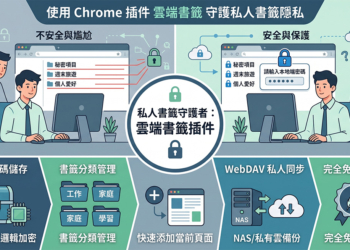 《Chrome插件-雲端書籤》| 告別隱私外洩！讓你的書籤擁有本地端的密碼防護