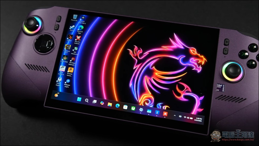 搭載 Intel Arc G3 Extreme 處理器 MSI Claw 8EX AI Plus 動手玩:遊戲幀數更高,功耗僅對手一半 - 電腦王阿達 搭載 Intel Arc G3 Extreme 處理器 MSI Claw 8EX AI Plus 動手玩:遊戲幀數更高,功耗僅對手一半 - 電腦王阿達