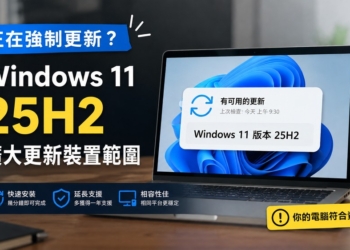 躲不掉了！微軟正在強制將所有 Windows 11 家用 PC 升級到 25H2 版本