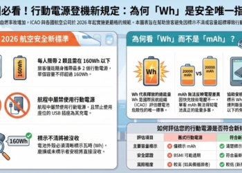 為何航空公司看行動電源容量是Wh，不是mAh?
