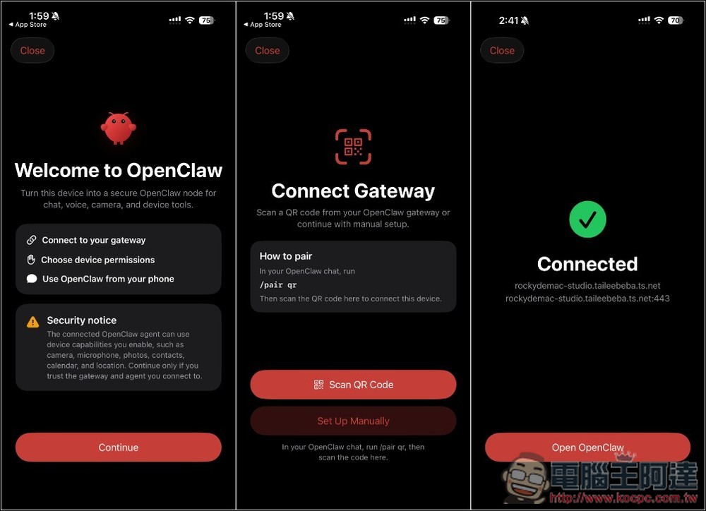 OpenClaw 正式推出 iOS、Android App,讓你隨時遠端操控,並將手機能力接進工作流 - 電腦王阿達 OpenClaw 正式推出 iOS、Android App,讓你隨時遠端操控,並將手機能力接進工作流 - 電腦王阿達