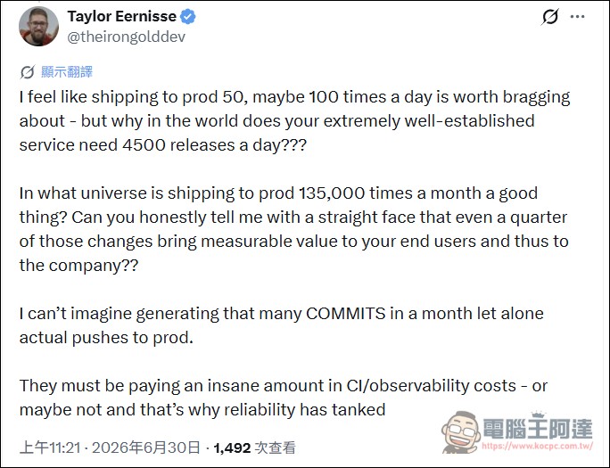 一天部署4500次,然後呢?Anthropic與Spotify炫耀AI開發成果,社群反問「App 比以前更難用了」 - 電腦王阿達 一天部署4500次,然後呢?Anthropic與Spotify炫耀AI開發成果,社群反問「App 比以前更難用了」 - 電腦王阿達